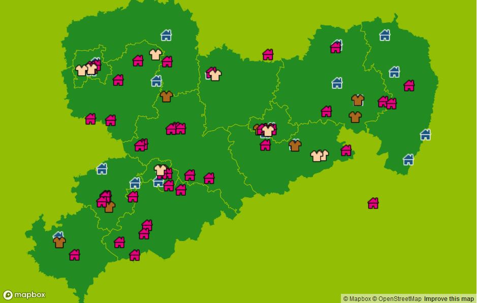 Über 60 von Neonazis genutzte Objekte in Sachsen im Jahr 2018 – GRÜNE veröffentlichen interaktive Karte